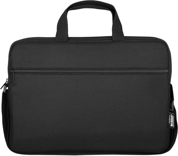 Urban Factory Nylee Laptop Bag, up to 14.1 Inch Multifunctional Business Computer Laptop Case, Unisex Spacious Laptop Slipcase Shoulder Bag for Women and Men, Universal Briefcase Bag, Black