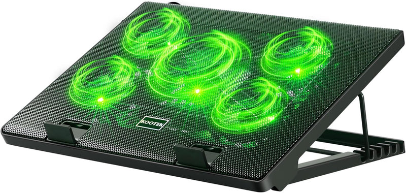 Kootek Laptop Cooling Pad, Laptop Cooler with 5 Quiet Fans for 12