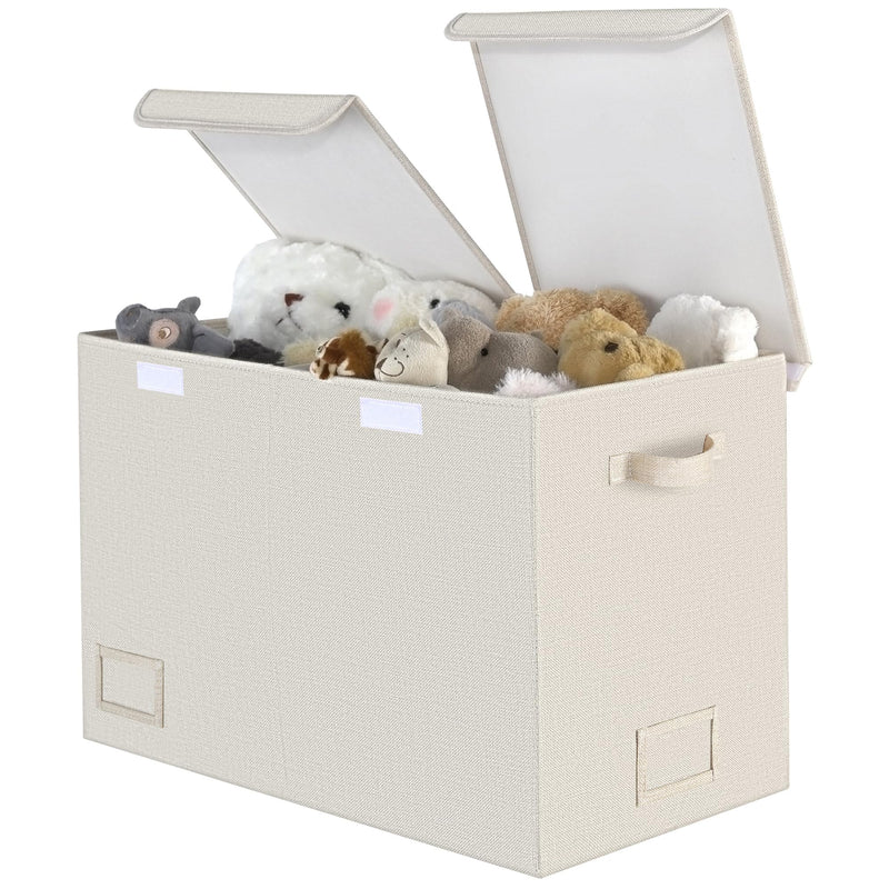 GRANNY SAYS Toy Storage Box, Pack of 1 Large Storage Box, Grey Storage Box, Kids' Toy Chests & Boxes, Foldable Storage Box with Lid, Toy Box Storage for Girls Boys to Organise Bedroom Nursery Playroom