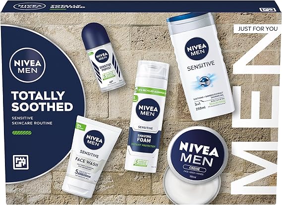 NIVEA MEN Totally Soothed Gift Set (5 Products)