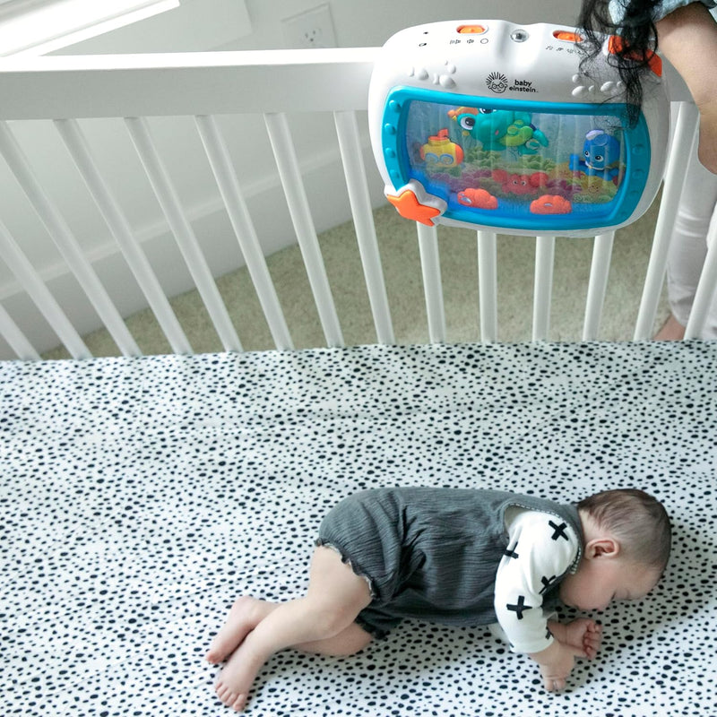 Baby Einstein Sea Dreams Soother, Crib Toy with Remote, Baby Sleep Aid, Calming Lights & Melodies, Newborn and Up