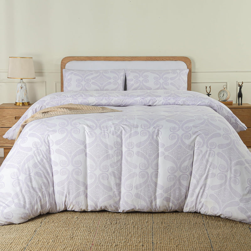 Utopia Bedding Duvet Cover Double - Soft Microfibre Polyester - Bedding Quilt Cover Set, with Pillow cases (Grey)