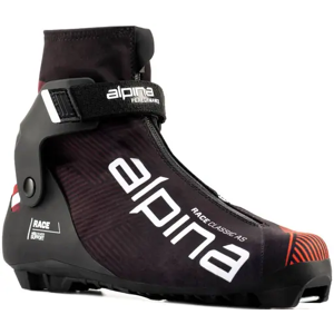Alpina Racing Classic AS Cross Country Ski Boots (Black)  - Black;Red;White - Size: 3.5 EU