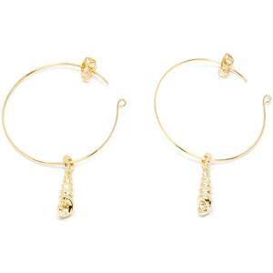 Shabama Agulla earrings #gold glitter