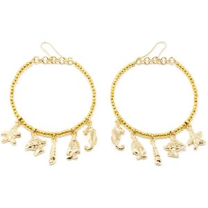 Shabama Formentor earrings #shiny gold