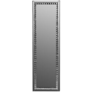 Canora Grey Mars Jewellery Box Matt Brushed Nickel 120cm H X 35cm W X 9cm D