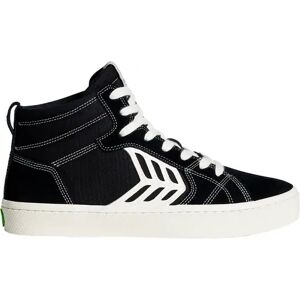 Cariuma Catiba High Pro Womens Skate Shoes (Black Contrast / Ivory)  - Black;White - Size: 4 EU