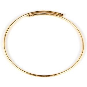 Shabama Elastic Guinea necklace #shiny gold